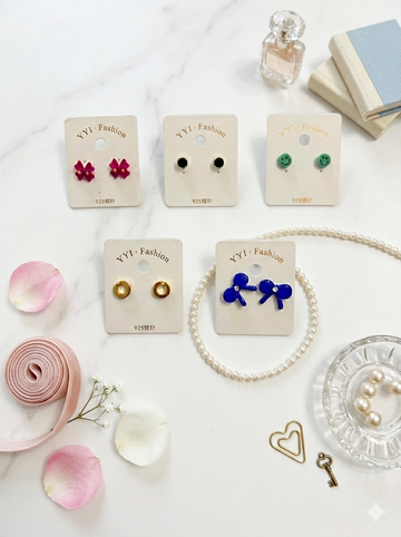Everyday Cute Stud Earrings Set - 5 Pack
