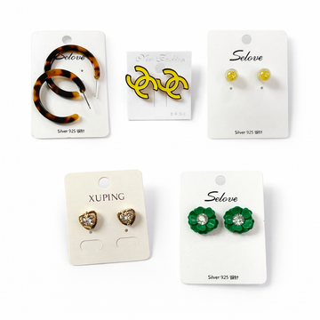 Trendy Fancy Earrings Pack of 5