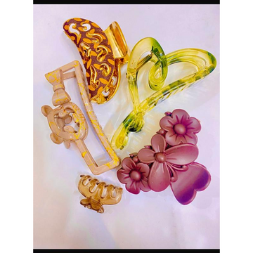 Fancy Hair Catcher Clips Pack of 5