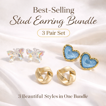 Ear Stud Bundle 3 Elegant Pieces 001