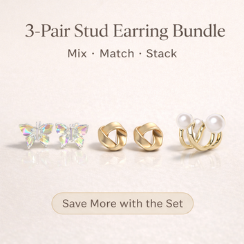 Ear Stud Bundle 3 Elegant Pieces 002