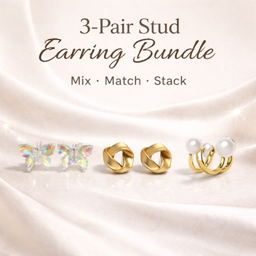 Ear Stud Bundle 3 Elegant Pieces 002