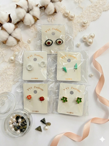 Everyday Cute Stud Earrings Set - 5 Pack