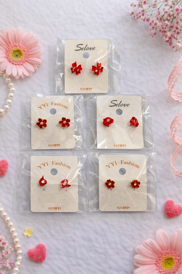 Everyday Cute Stud Earrings Set - 5 Pack