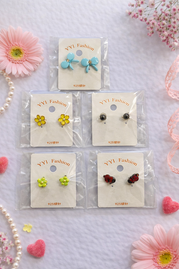Everyday Cute Stud Earrings Set - 5 Pack