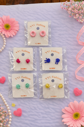 Everyday Cute Stud Earrings Set - 5 Pack
