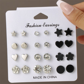 Premium Imported 12 Pair Earrings Collection